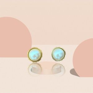 Vintage faux pearl earrings